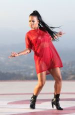 CHRISTINA MILIAN on the Set of Her Like Me Music Video in Los Angeles 11/21/2015
