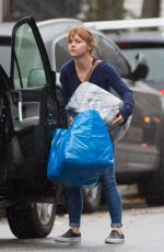 CHRISTINA RICCI Doing Some Moving in Brooklyn 11/19/2015