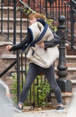 CHRISTINA RICCI Doing Some Moving in Brooklyn 11/19/2015