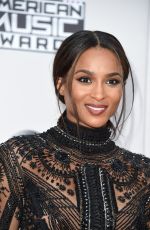 CIARA at 2015 American Music Awards in Los Angeles 11/22/2015