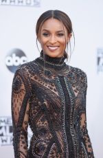 CIARA at 2015 American Music Awards in Los Angeles 11/22/2015