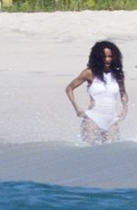 CIARA in SWIMSUIT at a Beach in Mexico 11/07/2015