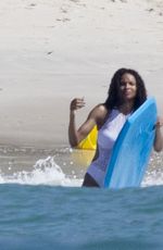 CIARA in SWIMSUIT at a Beach in Mexico 11/07/2015