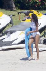 CIARA in SWIMSUIT at a Beach in Mexico 11/07/2015