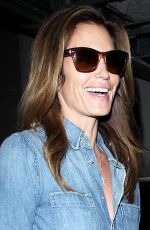 CINDY CRAWFORD Los Angeles International Airport 11/18/2015