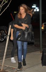 CINDY CRAWFORD Night Out in New York 11/22/2015