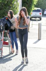 CINDY CRAWFORD on the Set of Extra in Los Angeles 11/04/2015