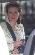 CLAIRE FOY Has Been Injured on the Set of The Crown in England 11/15/2015