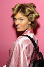 CONSTANCE JABLONSKI at Victoria’s Secret 2015 Fashion Show Backstage 11/10/2015