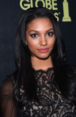 CORINNE FOXX at hfpa and Instyle Celebrate 2016 Golden Globe Award Season in West Hollywood 11/17/201526