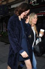 DAISY RIDLEY Arrives at Global Radio Studios in London 11/17/2015