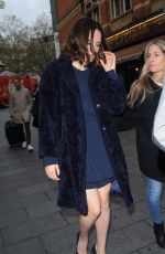 DAISY RIDLEY Arrives at Global Radio Studios in London 11/17/2015