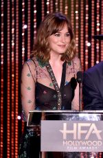 DAKOTA JOHNSON at 2015 Hollywood Film Awards in Beverly Hills 11/01/2015