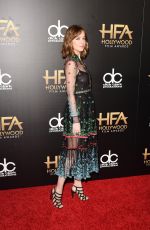 DAKOTA JOHNSON at 2015 Hollywood Film Awards in Beverly Hills 11/01/2015