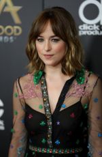 DAKOTA JOHNSON at 2015 Hollywood Film Awards in Beverly Hills 11/01/2015