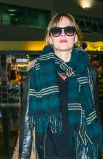 DAKOTA JOHNSON at JFK Airport in New York 11/02/2015