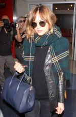 DAKOTA JOHNSON at JFK Airport in New York 11/02/2015