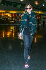 DAKOTA JOHNSON at JFK Airport in New York 11/02/2015