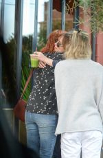 DAKOTA JOHNSON at La Poubelle Bistro in Los Angeles 11/27/2015