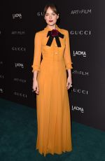 DAKOTA JOHNSON at LACMA 2015 Art+Film Gala Honoring James Turrell and Alejandro G Inarritu in Los Angeles 11/07/2015