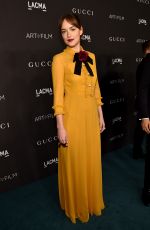 DAKOTA JOHNSON at LACMA 2015 Art+Film Gala Honoring James Turrell and Alejandro G Inarritu in Los Angeles 11/07/2015