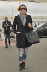 DEMI LOVATO at Heathrow Airport in London 11/09/2015
