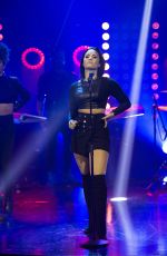 DEMI LOVATO at Senkveld Talk Show in Sweden 11/05/2015