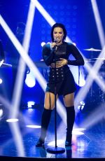 DEMI LOVATO at Senkveld Talk Show in Sweden 11/05/2015