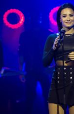 DEMI LOVATO at Senkveld Talk Show in Sweden 11/05/2015
