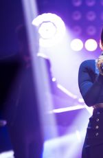 DEMI LOVATO at Senkveld Talk Show in Sweden 11/05/2015