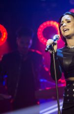 DEMI LOVATO at Senkveld Talk Show in Sweden 11/05/2015