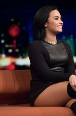 DEMI LOVATO at Senkveld Talk Show in Sweden 11/05/2015