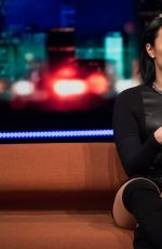 DEMI LOVATO at Senkveld Talk Show in Sweden 11/05/2015