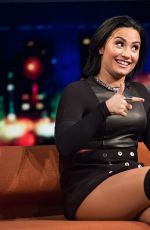 DEMI LOVATO at Senkveld Talk Show in Sweden 11/05/2015