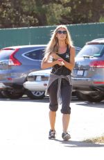 DENICE RICHARDS in Leggings and Tank Top Out in Malibu 11/06/2015