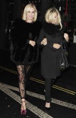 DENISE VAN OUTEN Leaves Mr Froggs Tavern in London 11/28/2015