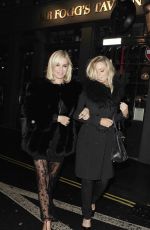 DENISE VAN OUTEN Leaves Mr Froggs Tavern in London 11/28/2015
