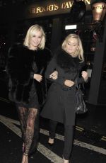 DENISE VAN OUTEN Leaves Mr Froggs Tavern in London 11/28/2015
