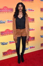 DIAMOND WHITE at The Lion Guard: Return of the Roar Premiere in Burbank 11/14/2015