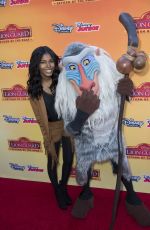 DIAMOND WHITE at The Lion Guard: Return of the Roar Premiere in Burbank 11/14/2015