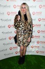 DIANA VICKERS at Coca Cola London Eye Frostival Eyeskate in London 11/18/2015