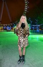 DIANA VICKERS at Coca Cola London Eye Frostival Eyeskate in London 11/18/2015