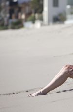 DIANA VICKERS in Bikini at a Beach in Santa Monica 10/30/2015