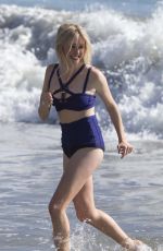 DIANA VICKERS in Bikini at a Beach in Santa Monica 10/30/2015
