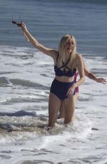 DIANA VICKERS in Bikini at a Beach in Santa Monica 10/30/2015