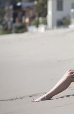 DIANA VICKERS in Bikini at a Beach in Santa Monica 10/30/2015