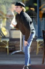 DIANE KRUGER Out for Breakfast in West Hollywood 11/06/2015
