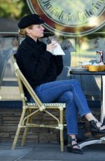 DIANE KRUGER Out for Breakfast in West Hollywood 11/06/2015