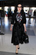 DITA VON TEESE Arrives at LAX Airport in Los Angeles 04/11/2015