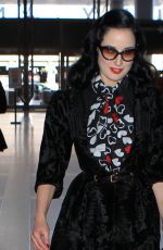 DITA VON TEESE Arrives at LAX Airport in Los Angeles 04/11/2015